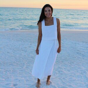 White Skirt Set